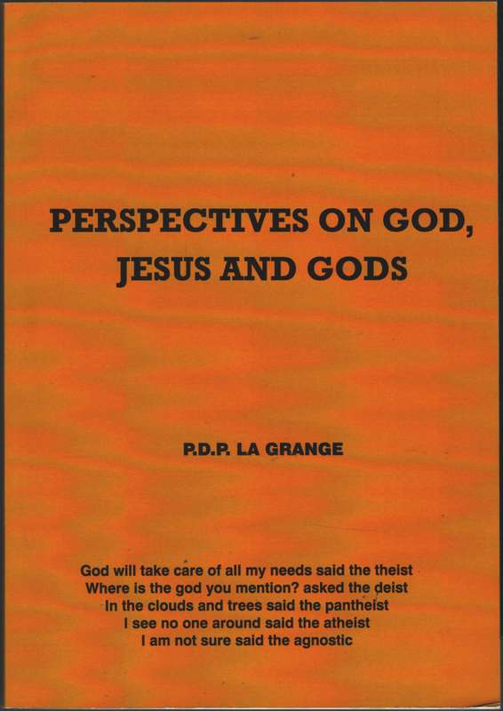 PERSPECTIVES ON GOD JESUS & GOD - LAGRANGE,PDP