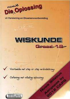 WISK GR 12 NUWE OPLOSSING SECONDHAND - OPLOSSING