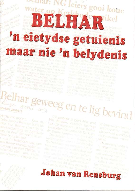 BELHAR N EYETYDSE GETUIENES NIE GESKIEDE - VANRENBURG,J