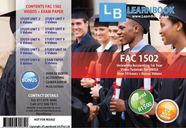 UNISA FIRST YEAR ACCOUNTING DVD - TUTORIALDVD