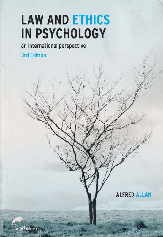 LAW & ETHICS IN PSYCHOLOGY 3ED 2H SECONDHAND - ALLAN,A