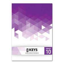 KEYS UNLOCKING MATHS G10 MEMO - MATHS-GR10