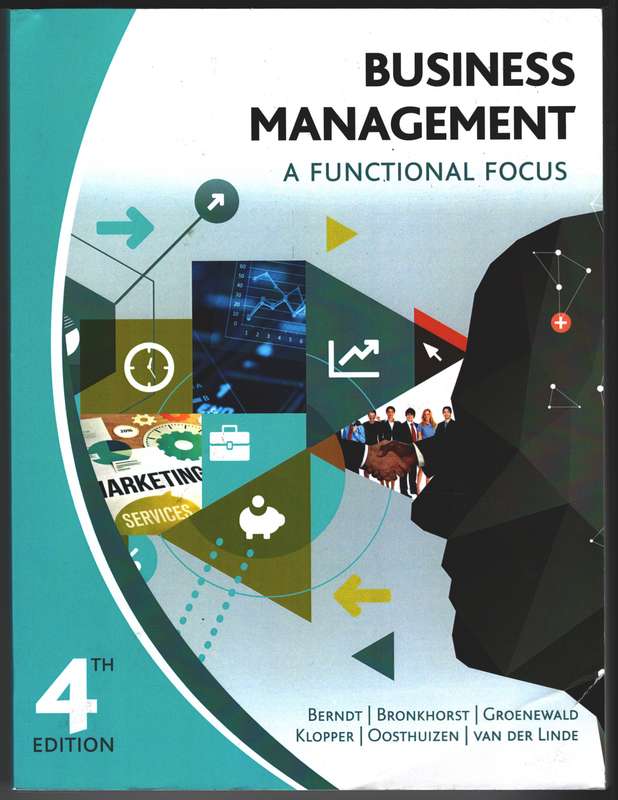 BUSINESS MANAGEMENT A FUNCTIONAL FOCUS - BERNDT