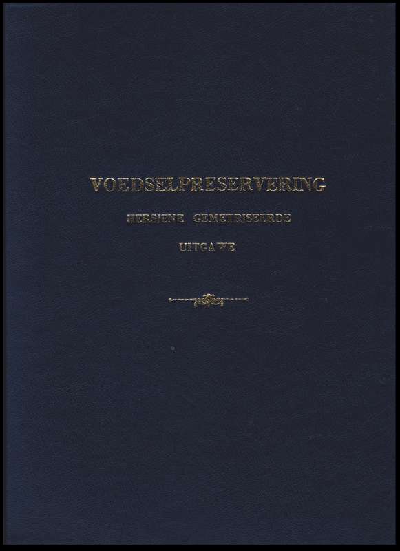 VOEDSELPRESERVERING - DEJAGER,H