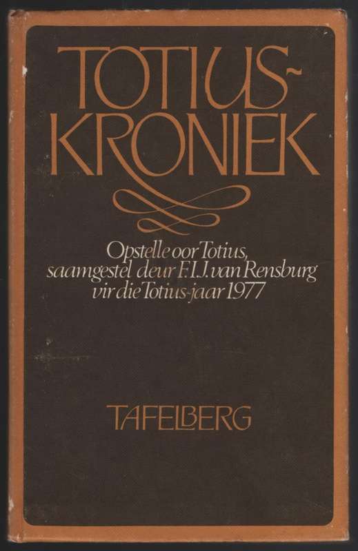 TOTIUS KRONIEK SECONDHAND - VANRENSBURG,FIJ
