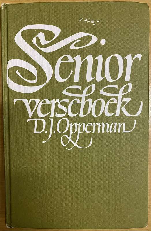 SENIOR VERSEBOEK SECONDHAND - OPPERMAN,D