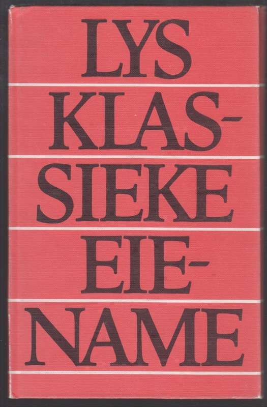 Lys Klassieke Eiename - Anon