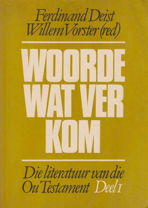 WOORDE WAT VER KOM SECONDHAND - DEIST,F