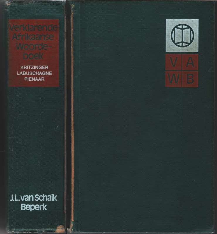 VERKLARENDE AFRIKAANSE WOORDEBOEK 2HN SECONDHAND - AFRIKAANS