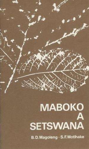 Maboko a Setswana - MAGOLENG,BD