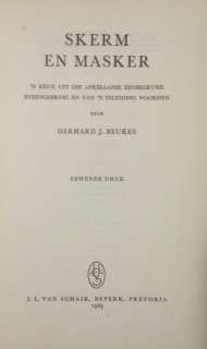 SKERM EN MASKER SECONDHAND - BEUKES,G
