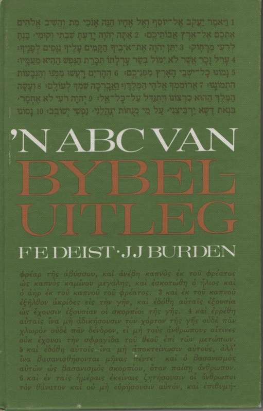 ABC VAN BYBELUITLEG TWEEDEHANDS SECONDHAND - DEIST,F