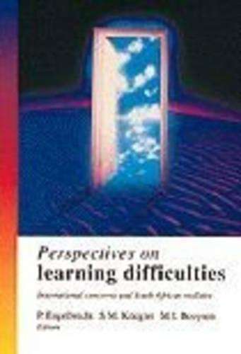 Perspectives on learning difficulties - ENGELBRECHT,P
