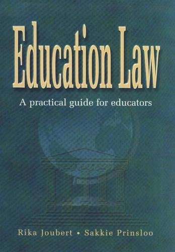 Education law - JOUBERT,R