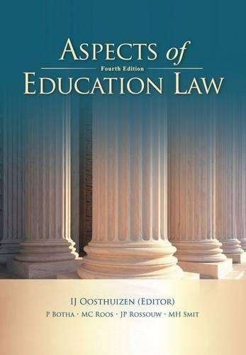 Aspects of Education Law - NOAUTHOR