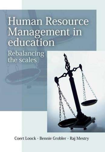Human resource management in education - C. Loock