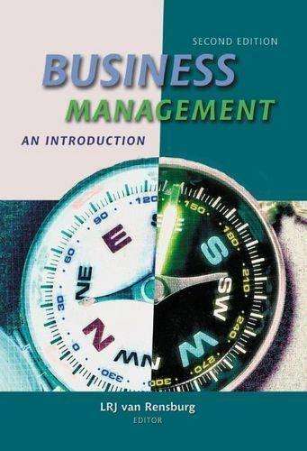 Business management  - VANRENSBURG,L