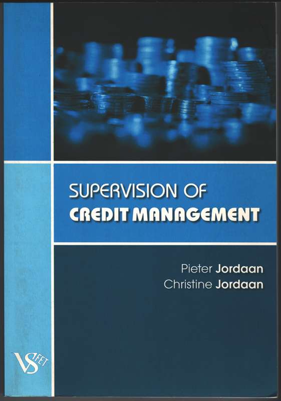 Supervision of credit management - P Jordaan
