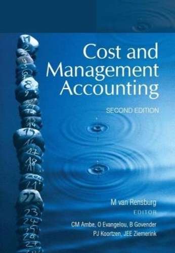 Cost and Management Accounting - NOAUTHOR