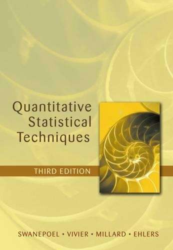 Quantitative statistical techniques - NOAUTHOR