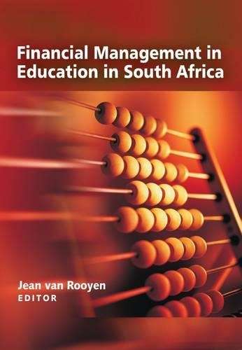 Financial Management in Education in South Africa - VANROOYEN,J
