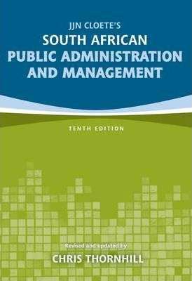 SA PUBLIC ADMIN&MAGAGEMENT 2012 SECONDHAND - CLOETE,J