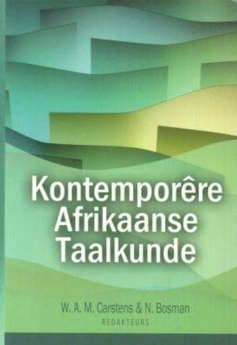 Kontemporere Afrikaanse Taalkunde - CARSTENS