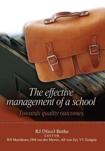 The effective management of a school - NOAUTHOR