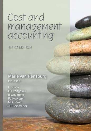 Cost and management accounting - L. Boyce