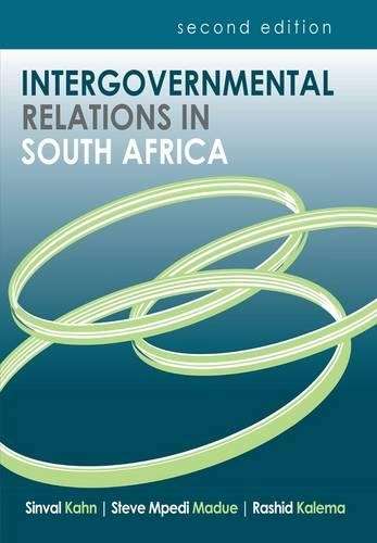 Intergovernmental relations in South Africa - S. Kahn