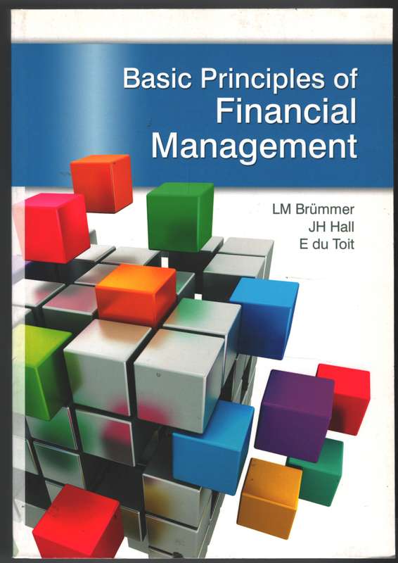 Basic principles of financial management - L.M. Brummer