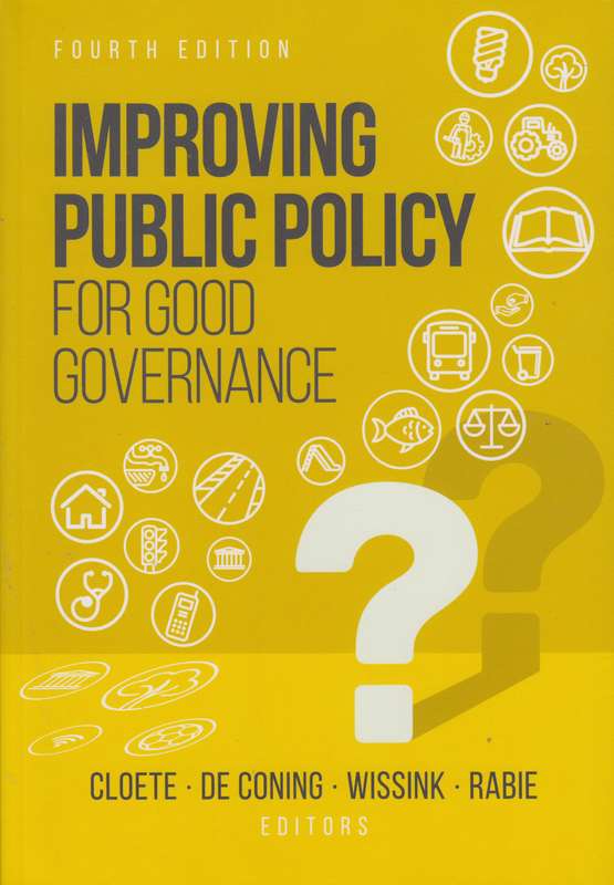 IMPROVING PUBLIC POLICY 4ED 2H SECONDHAND - CLOETE,F