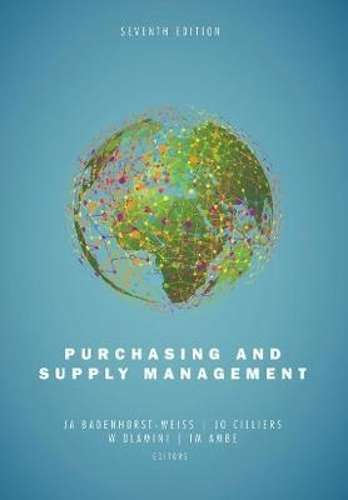 Purchasing and supply management - BADENHORST-WEISS,JA