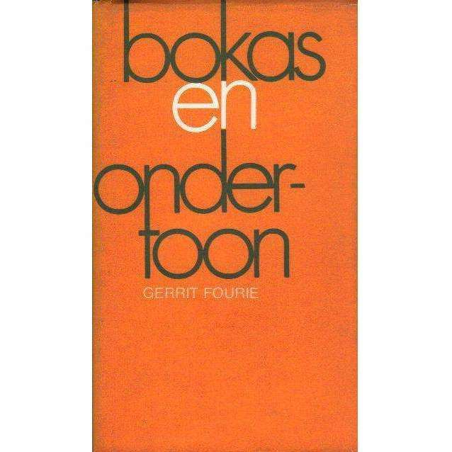 BOKAS EN ONDERTOON - FOURIE,G