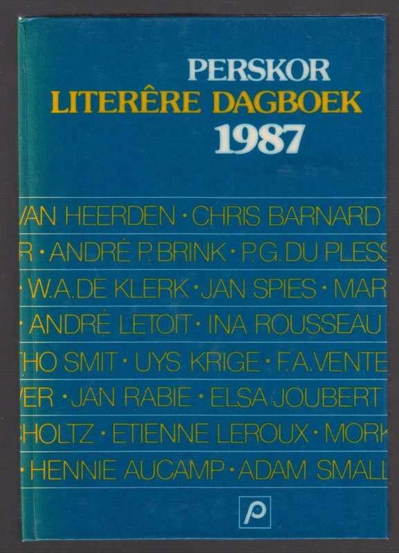 Perskor LiterÃªre Dagboek 1987 - De Vries, Abraham H.