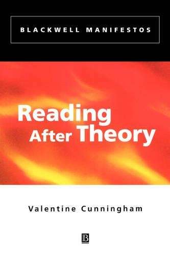 READING AFTER THEORY - CUNNINGHAM