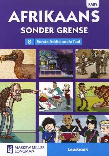 AFRIKAANS SONDER GRENSE GR8 LEESBOEK SECONDHAND - AFR-GR8