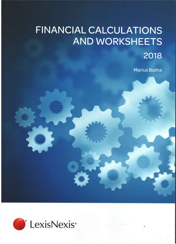FINANCIAL CALCULATIONS & WORKSHEE - BOTHA