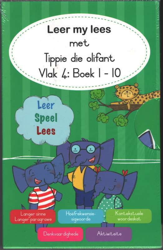 Leer my lees met Tippie die olifant (Vlak 4 Boek 1-10) - JosÃ© Palmer