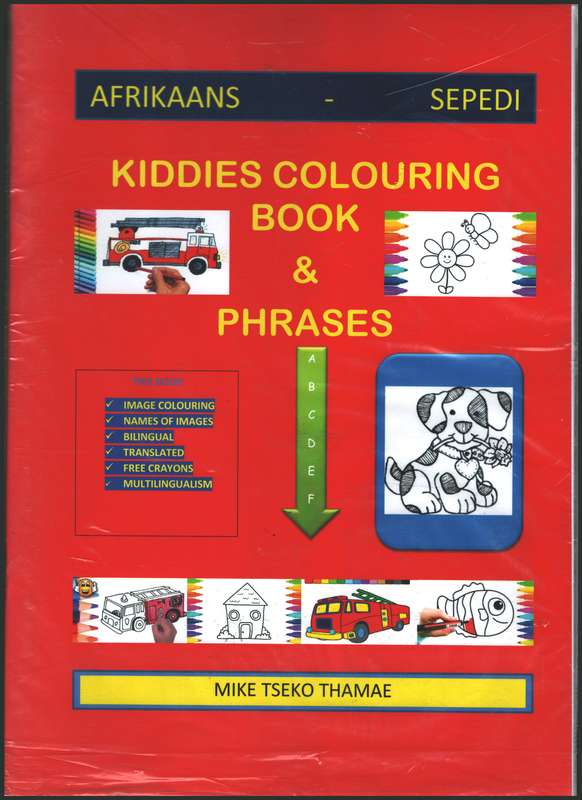 KIDDIES COLOURING BOOK AFR SEPEDI - THAMAE,M