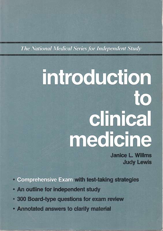 NMS INTRO TO CLINICAL MEDICINE SECONDHAND - WILLMS