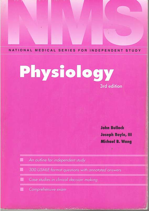NMS PHYSIOLOGY SECONDHAND - BULLOCK