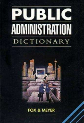 Public administration dictionary - JUTA