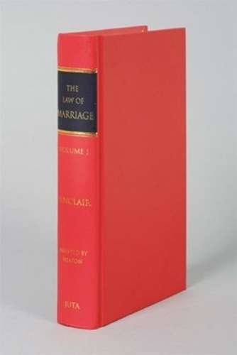 The Law of Marriage : Vol 1 - SINCLAIR