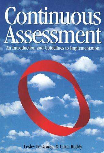 Continuous assessment - LEGRANGE