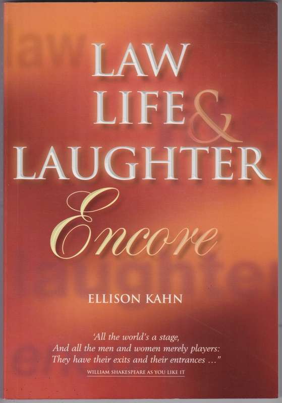 Law Life & Laughter - Encore - Kahn, E