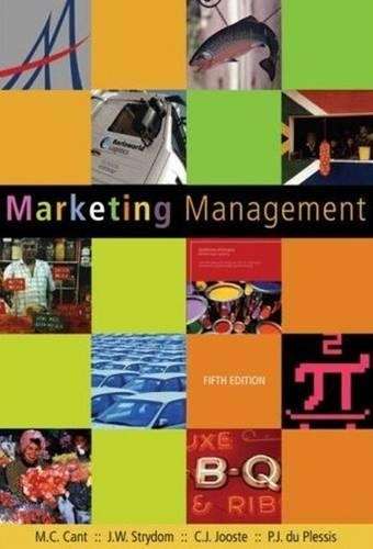 Marketing Management - M. C. Cant