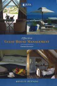 EFFECTIVE GUEST HOUSE MANAGEMENT SECONDHAND - HENNING,R