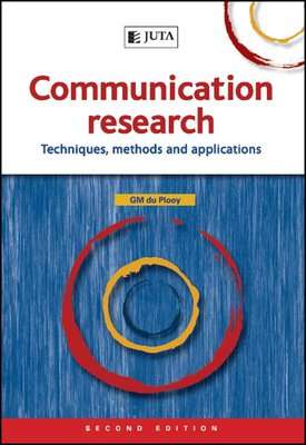 COMMUNICATION RESEARCH 2ED 2H SECONDHAND - DUPLOOY,G