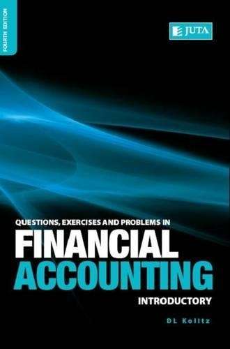 QUESTION EXERCISES FINANCIAL ACCO SECONDHAND - KOLITZ,D